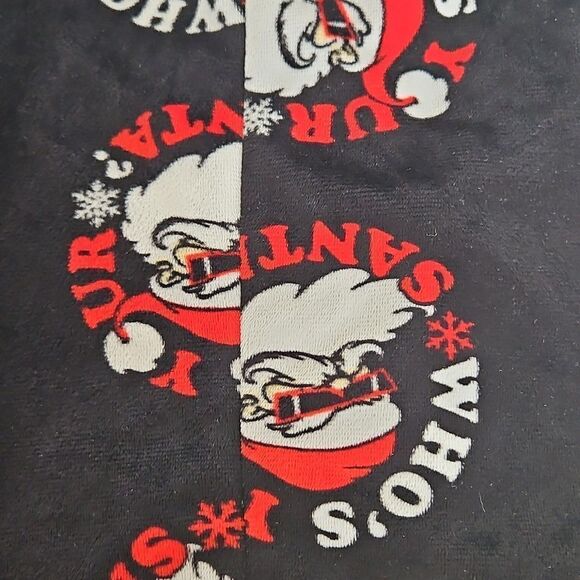 MAD Engine Women's Polyester Christmas PJ Bottom Small Black & Red - Picture 13 of 16